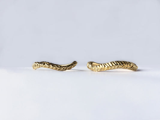 Fairmined gold band FERNS Slim