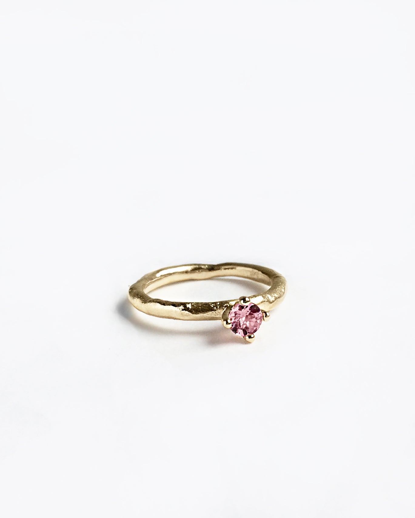 Fairmined gold RING with pink tourmaline / ROSADA