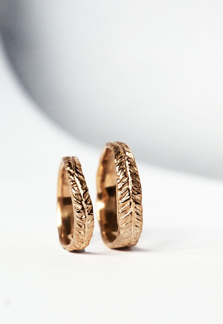 Fairmined gold band FERNS
