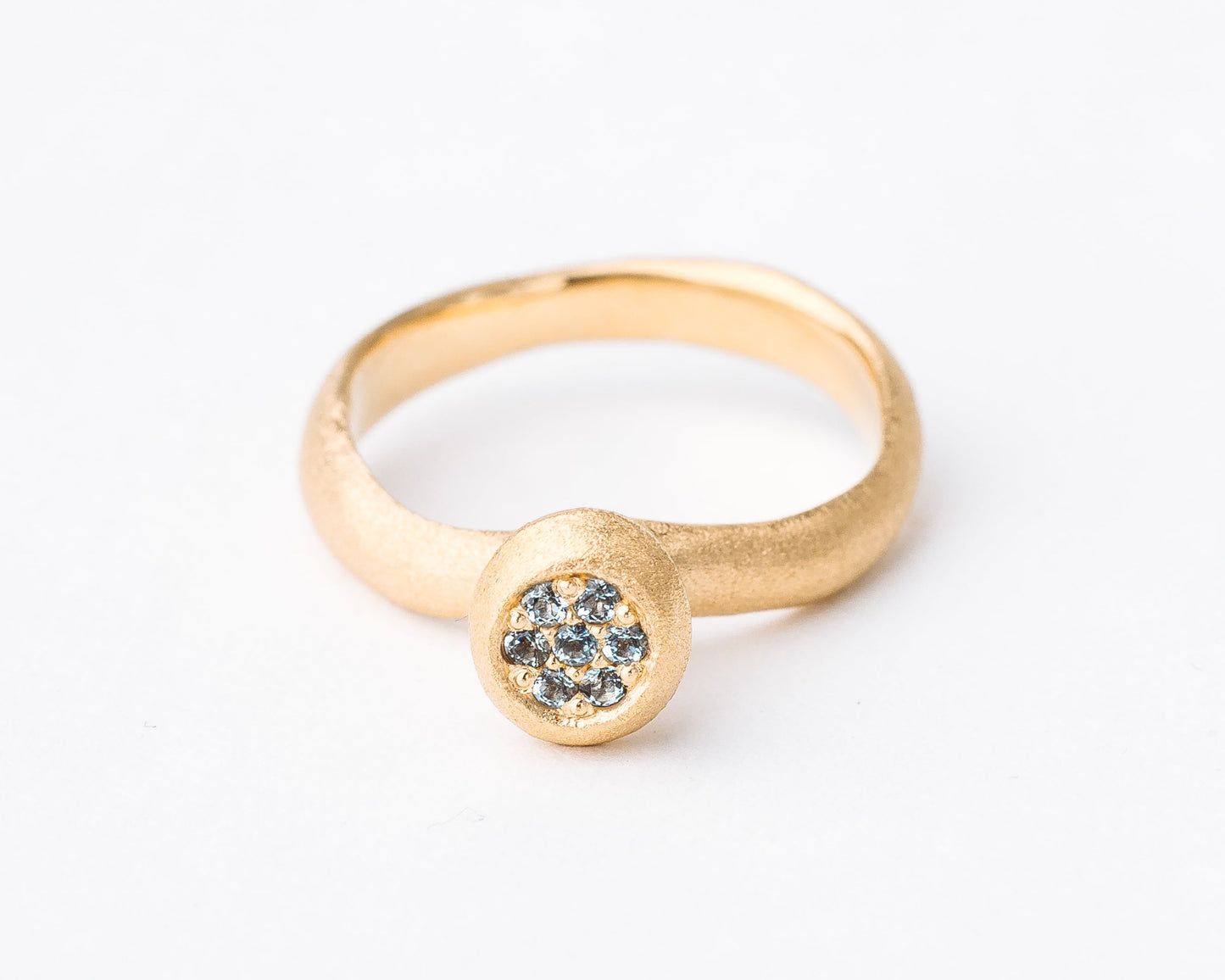 silver RING with topazes / KONSTELACJE 1