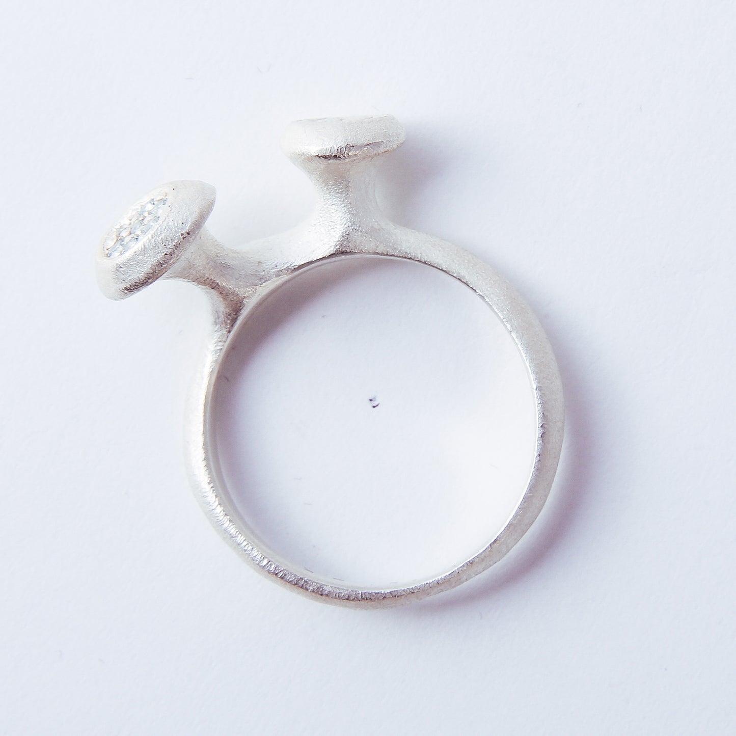 silver RING with topazes / KONSTELACJE 2