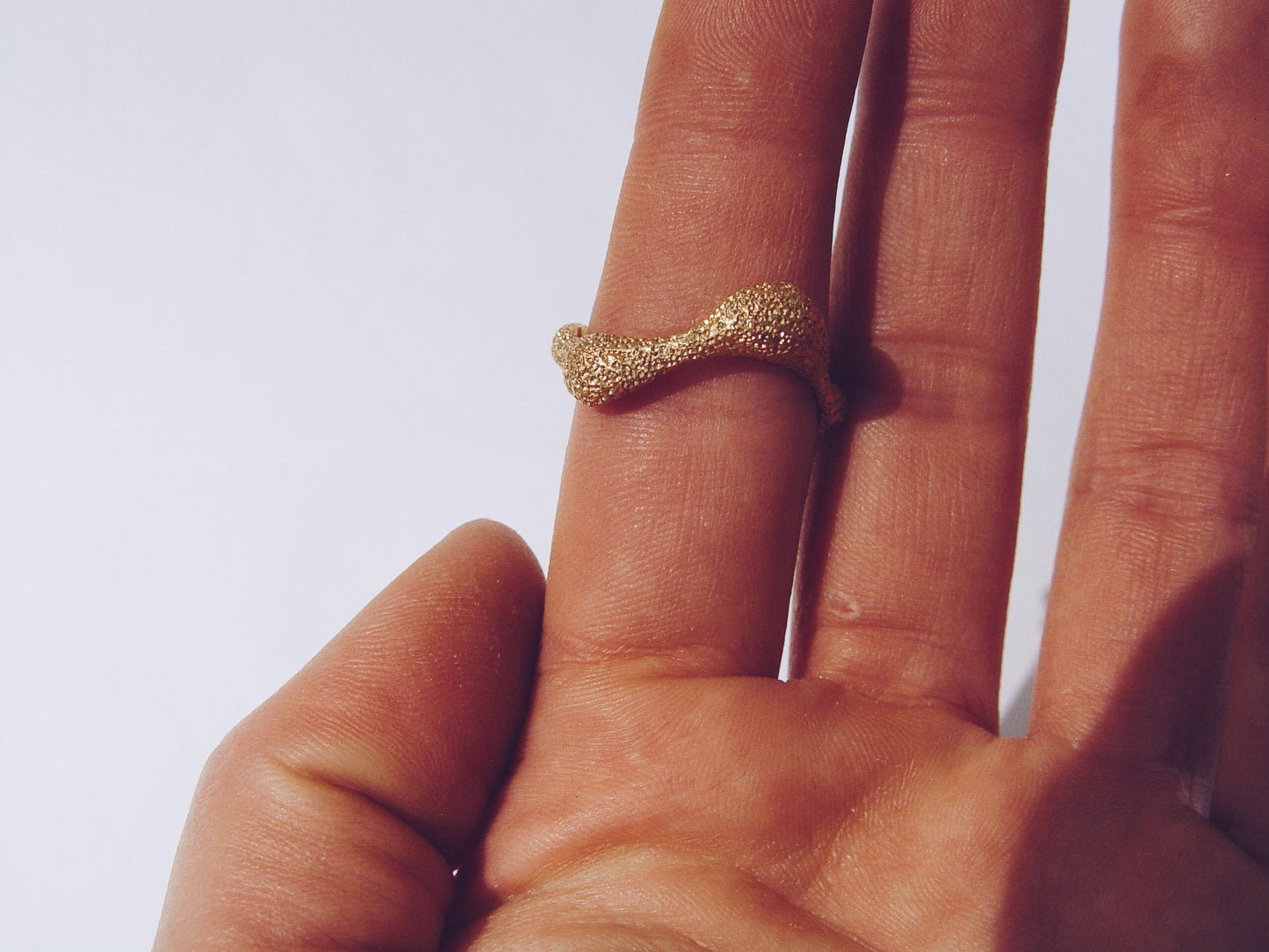 silver ring / STORMY WAVE