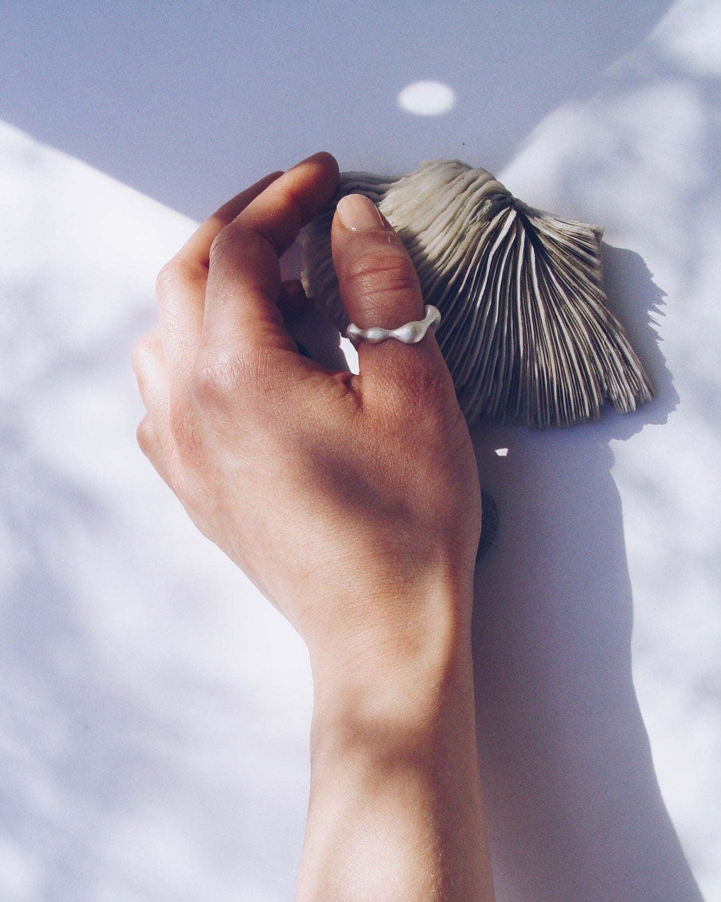 silver ring / STORMY WAVE