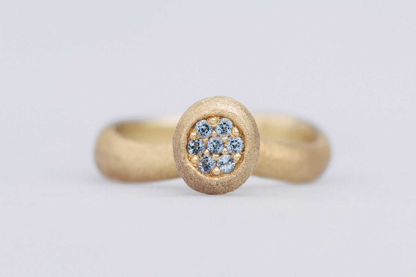 silver RING with topazes / KONSTELACJE 1