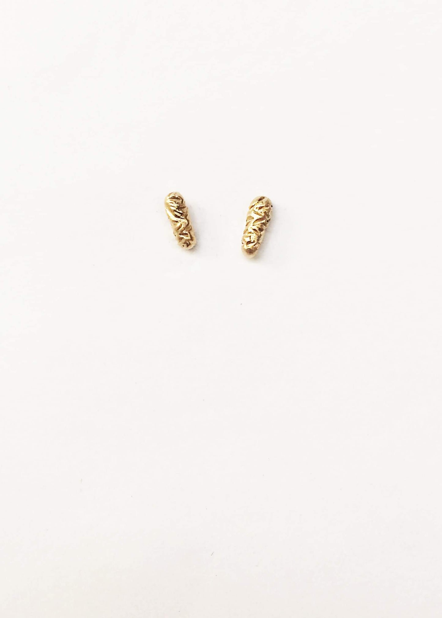 gold plated silver studs / FOREST Seeds