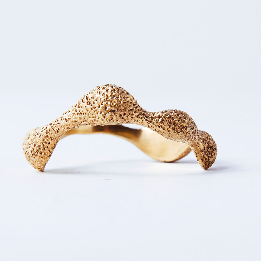 silver ring / STORMY WAVE