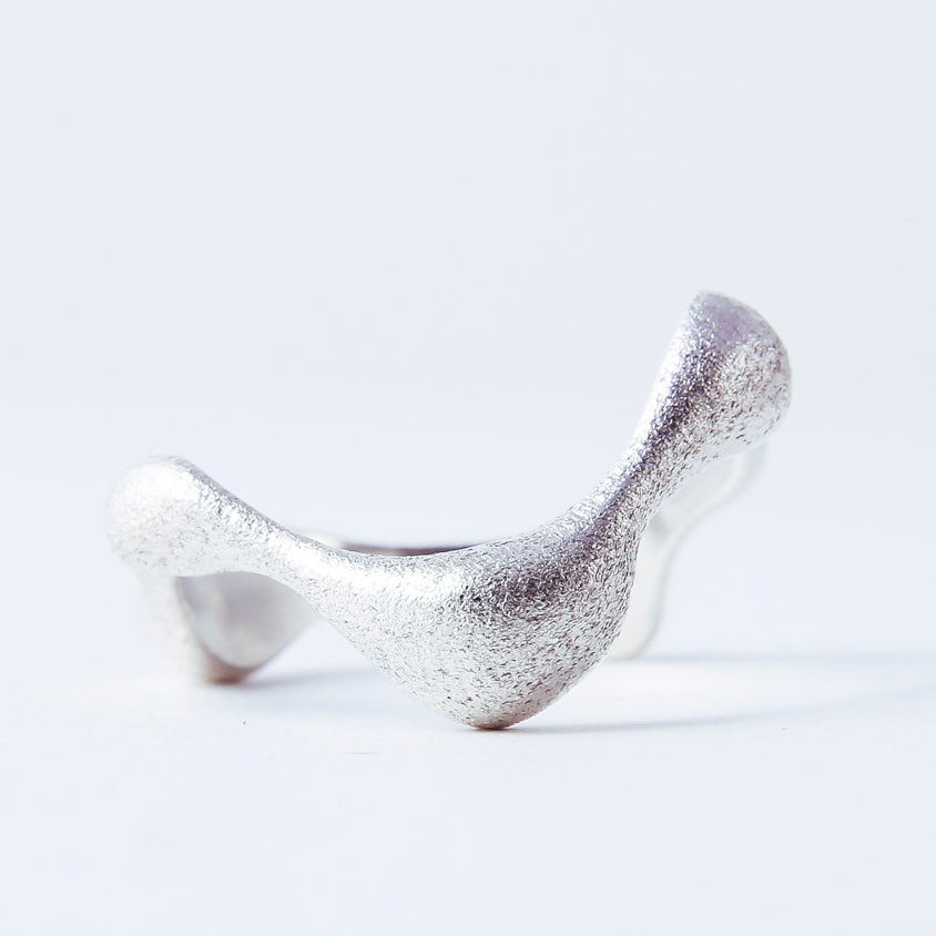 silver ring / STORMY WAVE