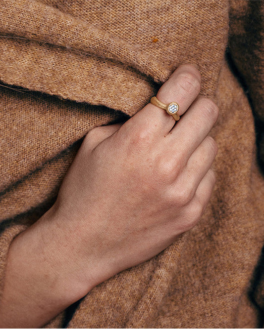 silver RING with topazes / KONSTELACJE 1