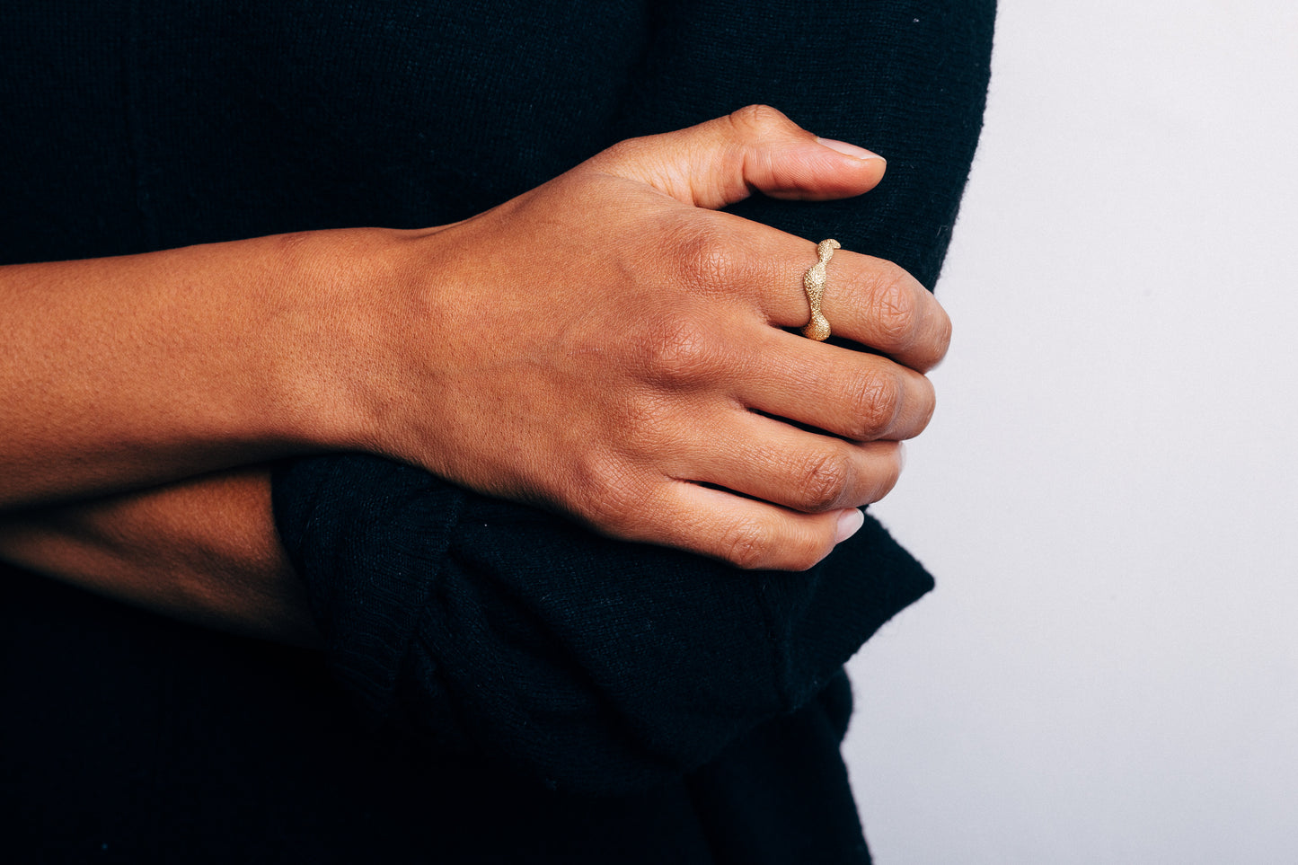 silver ring / STORMY WAVE