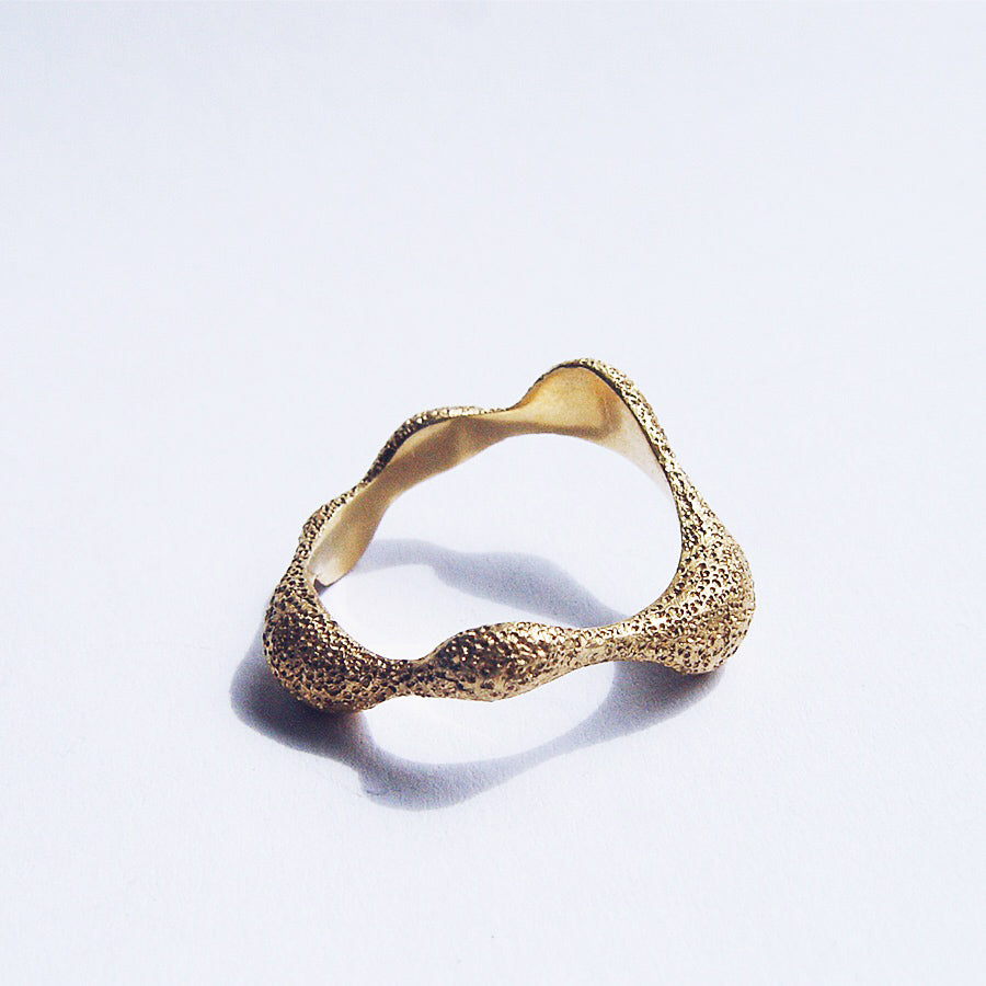 silver ring / STORMY WAVE