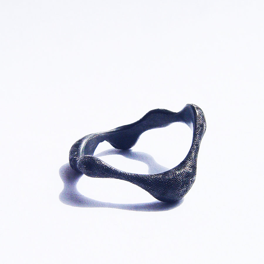 silver ring / STORMY WAVE