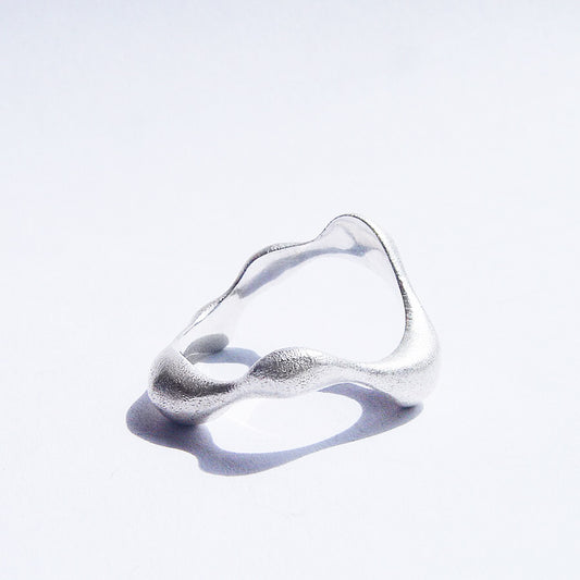 silver ring / STORMY WAVE